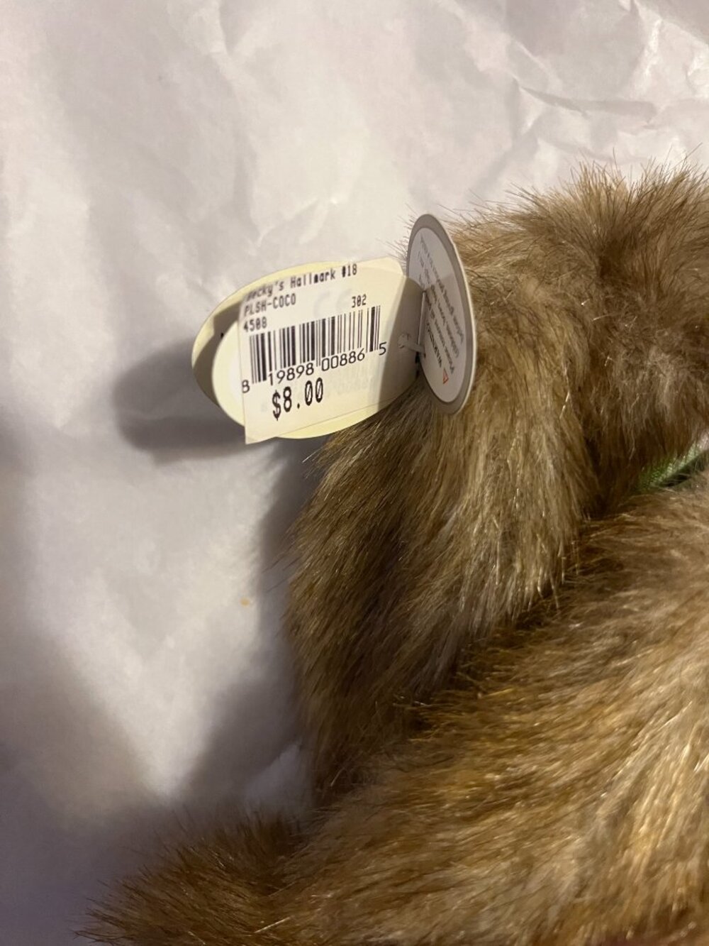 Bearington Collection Coco Brown Rabbit - Picture 4 of 6